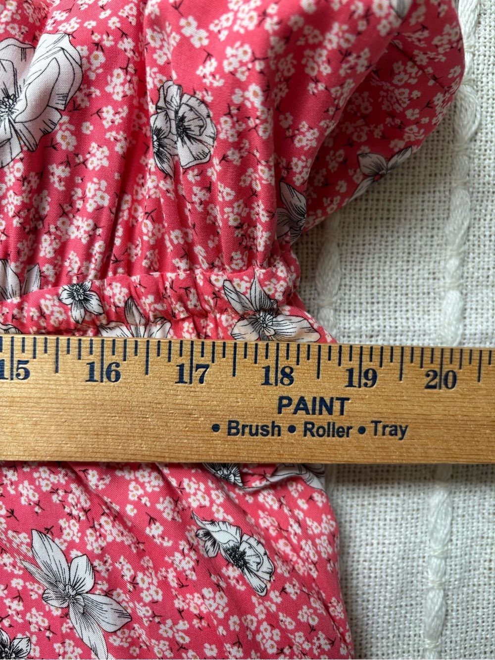 For The Republic Floral Flowy Maxi Dress XL Pink Coral Rayon Lined Feminine Boho - Picture 13 of 14